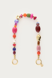 My Jewellery Mulitkleur telefoonkoord met chunky kralen