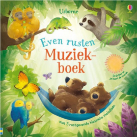 Boek Even rusten muziekboek | geluidenboekje