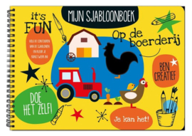 Boek Mijn sjabloonboek Op de boerderij