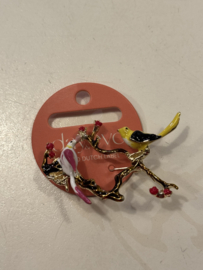 Go Dutch Label broche Birds - 14K