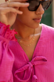 My Jewellery Vintage schakelketting met slotje goud