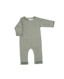 Snoozebaby riffle suit sofia | green melange stripe mt 68