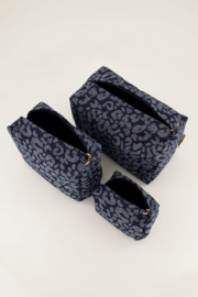 My Jewellery denim toilettas set met animal print