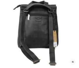 Bear design Rugzak/schoudertas 'Jesse' black