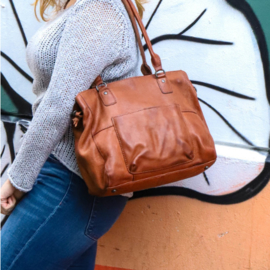 Bear Design schoudertas 'Ankie' | cognac