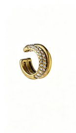 Go Dutch Label earcuff Double Sparkly goud