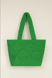 My jewellery  groene gewatteerde shopper