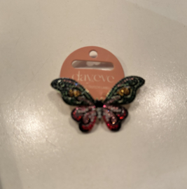 Go Dutch Label broche sparkly butterfly - 14K