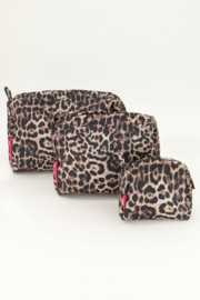 My Jewellery Bruine toilettas set met panterprint