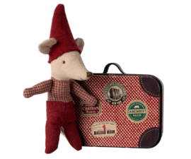 Maileg baby kerstmuis in koffer