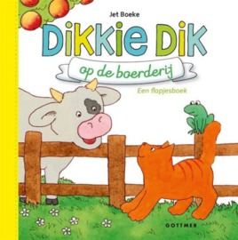 Dikkie Dik op de boerderij | karton flapjesboekje