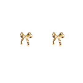 Go Dutch Label Bow Stud - 14K