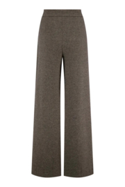 zusss broek met visgraat structuur grijs