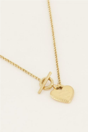 My jewellery ketting | goud couture candy met hartje
