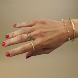 Camps & Camps ring Double Ring With Dots