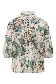 zusss blouse met gevlekte print