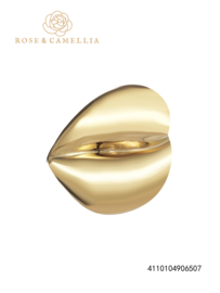 rose en camellia verstelbare ring