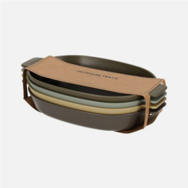 prospectt Norländer Outdoor ovalen bordjes set van 4