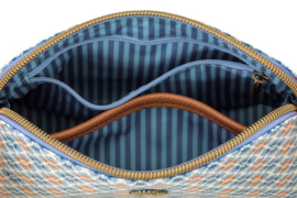 Pip Studio Coby Cosmetic Bag Triangle Small Mojo Blue