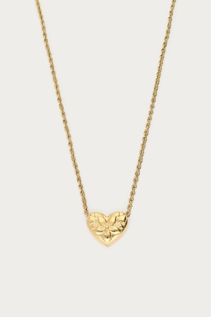My Jewellery Botanical ketting met bloemen hart