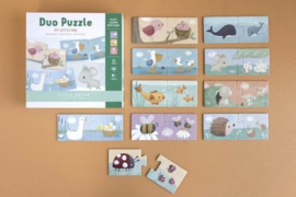 Little Dutch Duo puzzel | flowers en butterfies