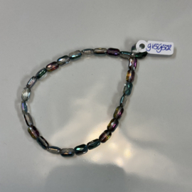 Just a touch armband crystal  paars groen bruin