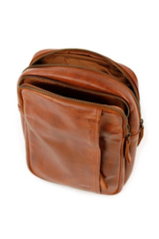 Bear design Crossbody tas 'Stefan' cognac