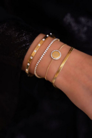 My Jewellery armband | minimalistische armband met platte schakel goud