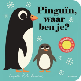 Pinguïn, waar ben je? | karton flapjesboekje