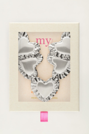 My Jewellery statement ketting met vijf hartjes zilver