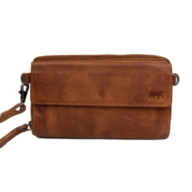 Bear Design telefoontasje 'Lilian | cognac