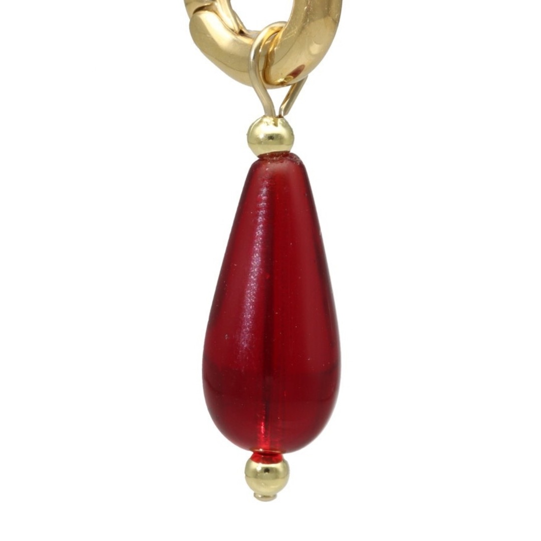 camps & camps oorbellen Glass Bead Siam