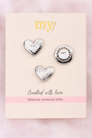 My jewellery Iconic broche set zilver