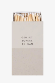 Zusss lucifers geniet wit/zand