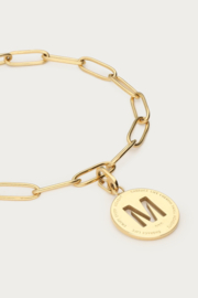 My Jewellery love initial bedel goud