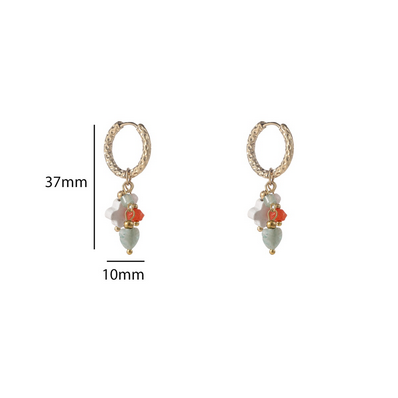 Go Dutch Label oorbellen summerhoop - 14k