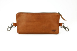 Bear Design Loop Bag Etui Pierre Cognac