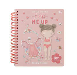 little dutch aankleed- en stickerboek Rosa & Friends