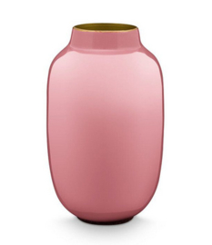 Pip studio ovale mini vaas | oudroze 14cm