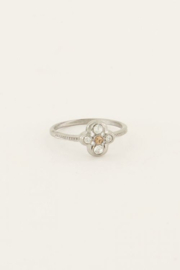 My jewellery ring | zilver ring vintage transparant.*