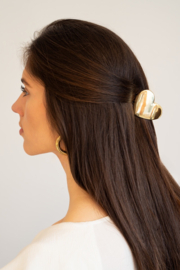 My Jewellery Goudkleurige hartjesvorm haarclip