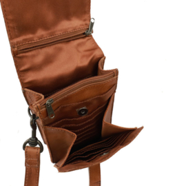 Bear Design klein schoudertasje'Robbie' | cognac