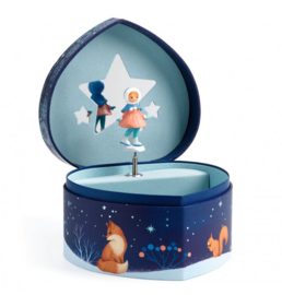Djeco sieraden muziekdoosje hartje | Schaatsster