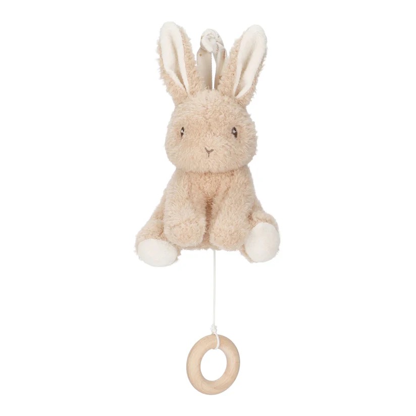 Little dutch muziekdoosje konijn baby bunny beige
