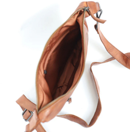 Bear Design crossbody 'Clara' cognac