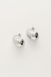 My Jewellery oorbellen Druppel met parels zilver