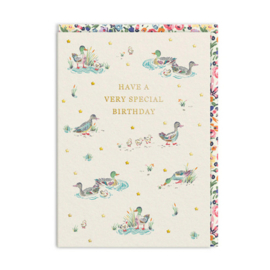 Ohh Deer wenskaart have a very special birthday eendjes