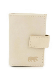 Bear design XL Pasjeshouder 'Mo' feather