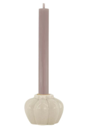 Zusss keramieken kandelaar beige