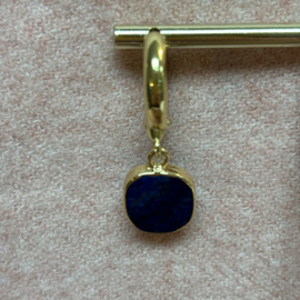 Just a touch oorbellen blue hoop